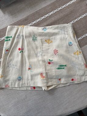 GAP Embroidered Skirt-Skort